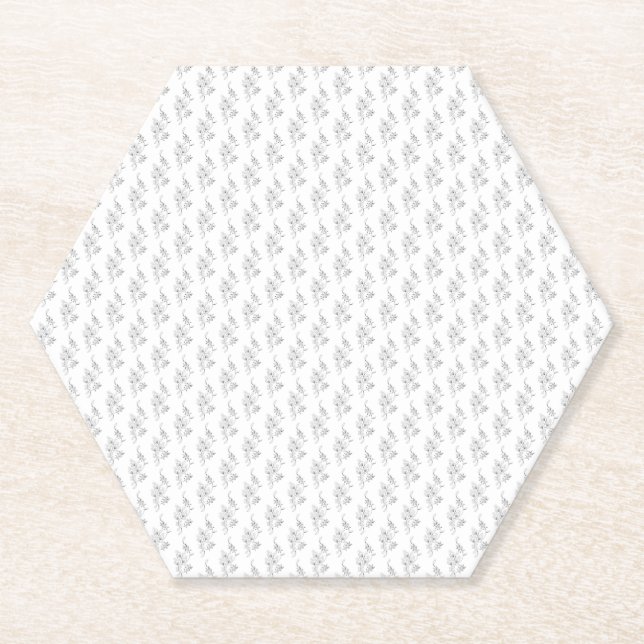 Porta-copo De Papel Decorativa, Esteatita, Bianca (Frente)