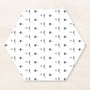 Porta-copo De Papel Decorativo, Cinza Escuro, Carvão