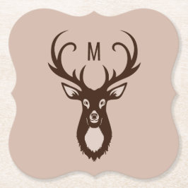 Porta-copo De Papel Deer com suas portas copos de papel monograma
