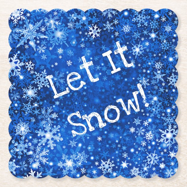 Porta-copo De Papel Deixe-O Neve Portas copos De Papel Personalizadas (Frente)