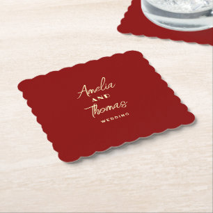 Porta-copo De Papel desenho Caprichoso Retro Elegante casamento