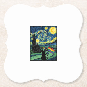 Porta-copo De Papel Desenho de Camisa Vetorial de Paisagem Noturna de