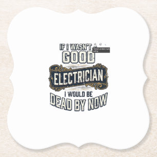 Porta-copo De Papel Desenho de Citação de Gravura Antiga Eletricista D