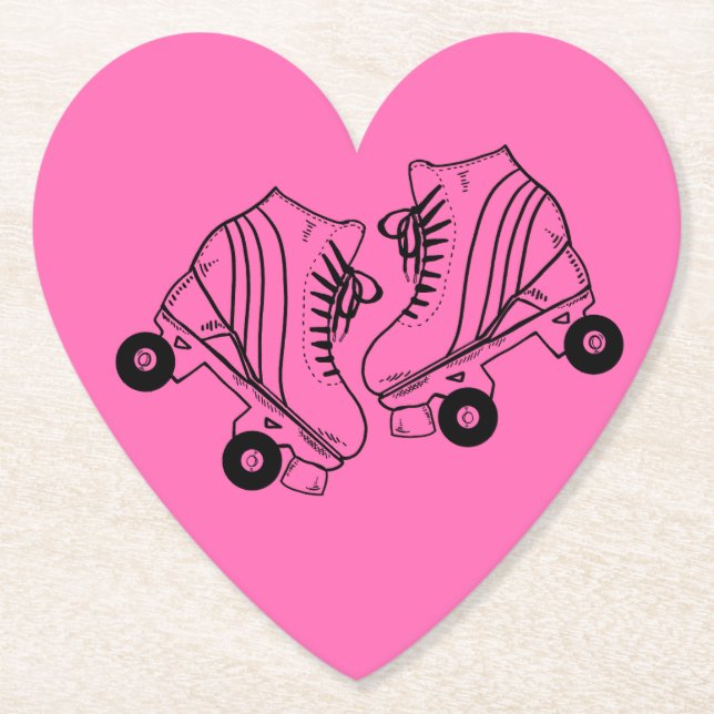 Porta-copo De Papel Desenho De Skates Mínimos Pretos E Brancos (Frente)