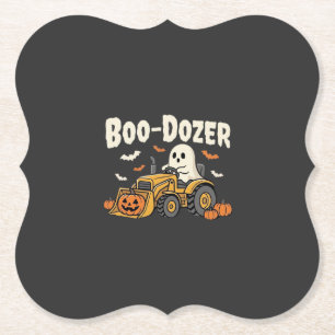 Porta-copo De Papel Design de Bulldozer Fantasma de Halloween Boo-Doze