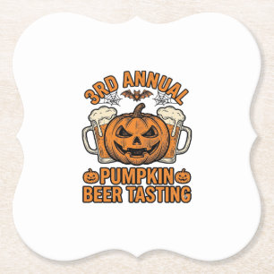 Porta-copo De Papel Design de Camisa de Halloween Vintage de Prova de