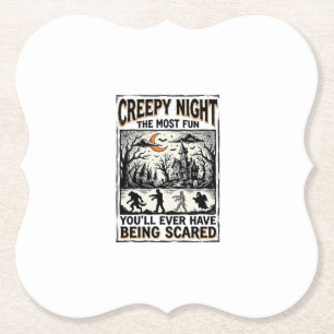Porta-copo De Papel Design de Camisa de Terror Divertido e Assustador