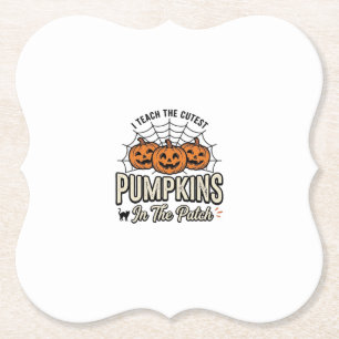 Porta-copo De Papel Design de Halloween de Professor Abobrinha Fofo_1