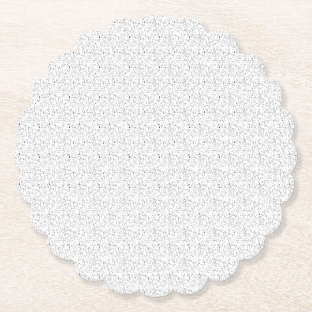 Porta-copo De Papel design de linguagem Cinco (Frente)