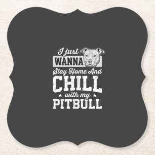 Porta-copo De Papel Design Pitbull Fique em Casa e Relaxe