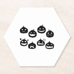 Porta-copo De Papel Dia de as Bruxas engraçado Pumpkins Halloween Part