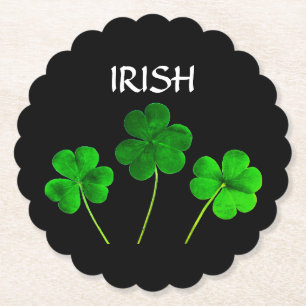 Porta-copo De Papel Dia de São Patrício Iriss Shamrock deixa verde 2