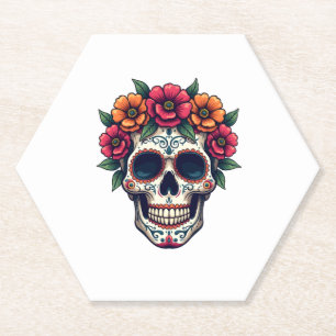 Porta-copo De Papel Dia do Crânio Morto � Dia de los Muertos S