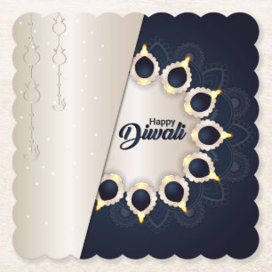 Porta-copo De Papel Diwali com Diya