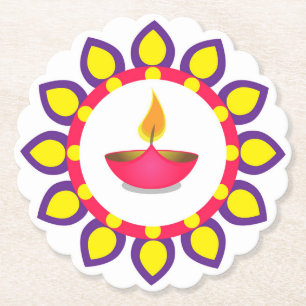 Porta-copo De Papel Diwali Diya
