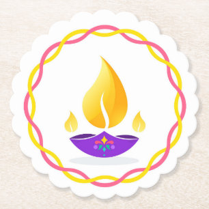 Porta-copo De Papel Diwali Diya