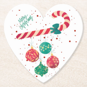 Porta-copo De Papel Doce Bastão de Doces e Enfeites de Natal Feriado