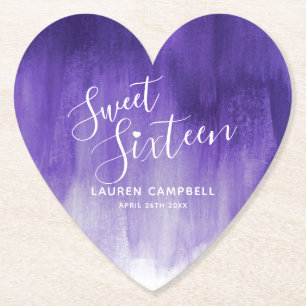 Porta-copo De Papel Doce dezesseis lavagem de arte moderna ultraviolet