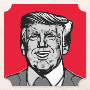 PORTA-COPO DE PAPEL DONALD TRUMP