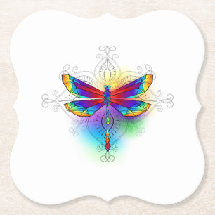 Porta-copo De Papel Dragonfly Poligonal