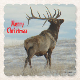 Porta-copo De Papel E58 Big Bull Elk Lucky 13 Coaster
