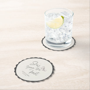 Porta-copo De Papel Ela é chá de panela de casando