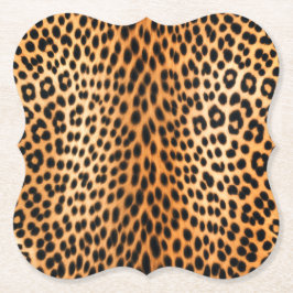 Porta-copo De Papel Energia do Leopardo Selvagem – Moda Ousada com Est