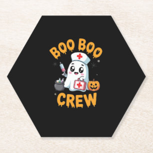 Porta-copo De Papel Enfermeira Boo Enfermeira Cute Ghost Halloween Enf
