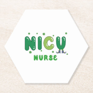 Porta-copo De Papel Enfermeira da NICU, o design de St. Patrick