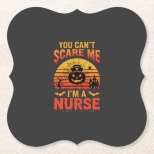 Porta-copo De Papel Enfermeira de Halloween Você Não Pode Me Assustar