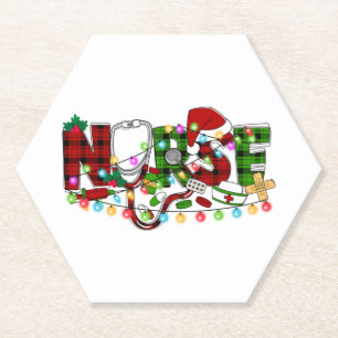 Porta-copo De Papel Enfermeira Natal 1