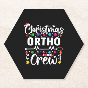 Porta-copo De Papel Enfermeira Ortográfica de Natal Médica Tech Ortope