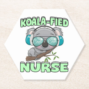 Porta-copo De Papel Enfermeiro Koala