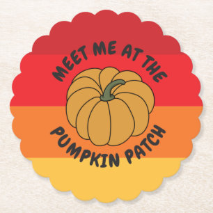 Porta-copo De Papel Engraçado Pumpkin
