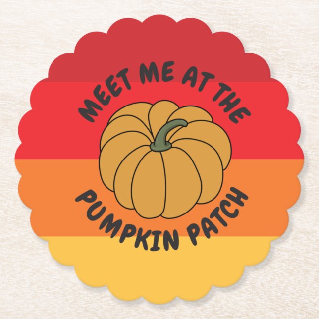 Porta-copo De Papel Engraçado Pumpkin (Frente)