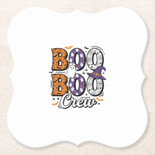 Porta-copo De Papel Equipe Boo Enfermeira Design de Camisa Vintage de