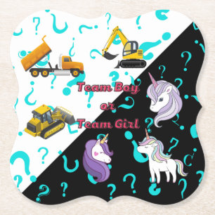 Porta-copo De Papel Equipe Menino vs Equipe Menina Equipamento Pesado