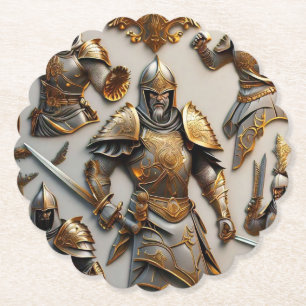 Porta-copo De Papel "Escudo de honra"