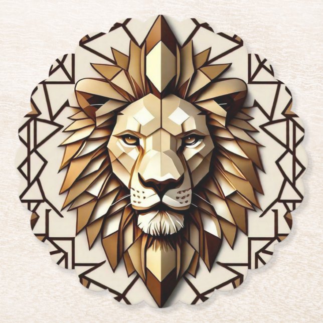 Porta-copo De Papel "Esplendor de Leão" (Frente)