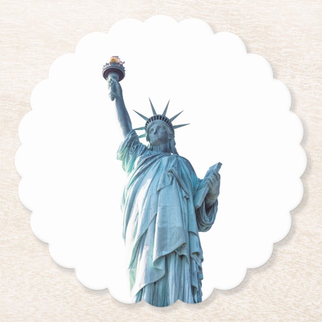 Porta-copo De Papel Estátua da liberdade (Frente)