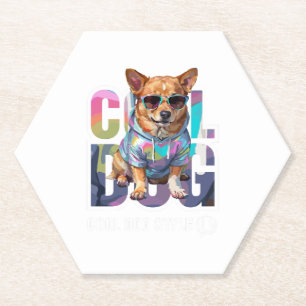 Porta-copo De Papel Estilo de Cão legal