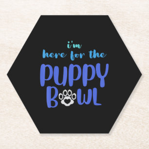 Porta-copo De Papel Estou aqui para o Cachorro Bonito Engraçado