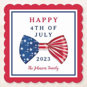 Porta-copo De Papel Estrelas Patrióticas E Greve 4 De Julho