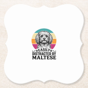 Porta-copo De Papel Facilmente Distraído Pelo Design de Cachorro Vinta