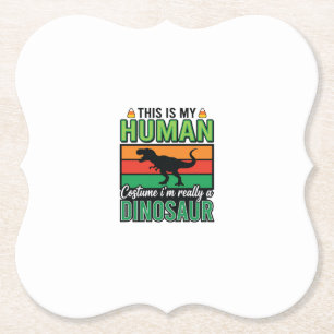 Porta-copo De Papel Fantasia de Humano Dinossauro Engraçado de Hallowe
