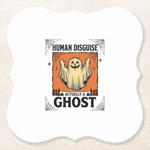 Porta-copo De Papel Fantasma de Fantasia Humana Humor Vintage de Hallo