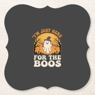 Porta-copo De Papel Fantasma de Halloween Aqui Para As Vaias