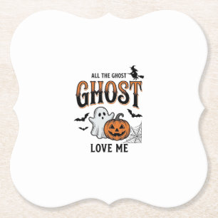 Porta-copo De Papel Fantasma de Halloween Todos os Fantasmas Me Amam D