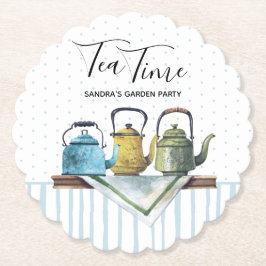 Porta-copo De Papel Farmhouse Decor Tea Potes Vintage Watercolor