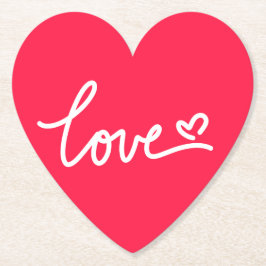 Porta-copo De Papel Favoritos de casamento da porta copos de amor card